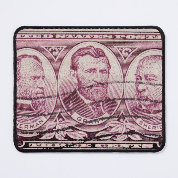Item preview, Old postage stamp with Grant, Sherman and Sheridan designed and sold by Photopat.