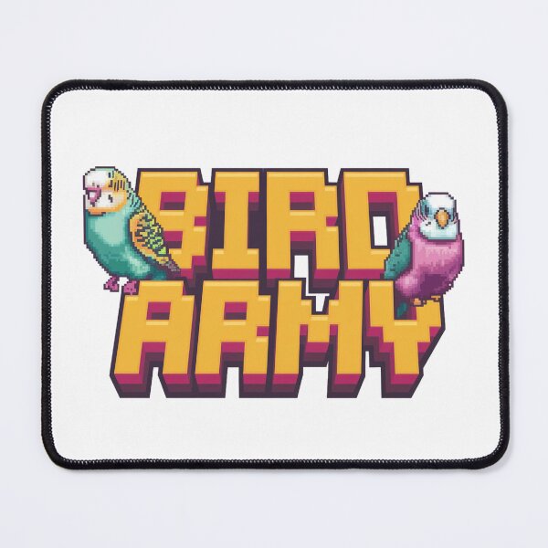 Item preview, Bird Army: Budgies designed and sold by 8bitdecalworld.