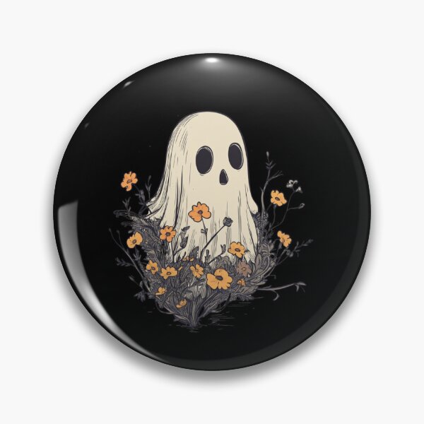 Item preview, Ghost with Flowers  designed and sold by matixxx.