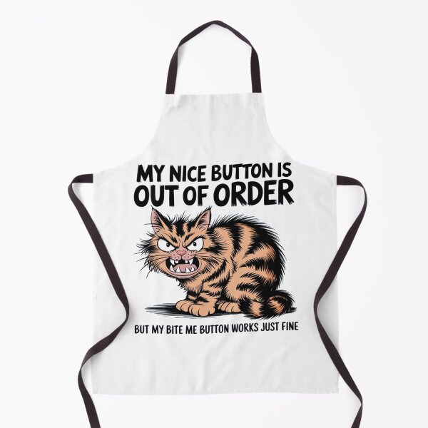 Item preview, Angry Cat, Bite me, grumpy, funnyfits70, Humor, Funny,  designed and sold by FunnyFits70.