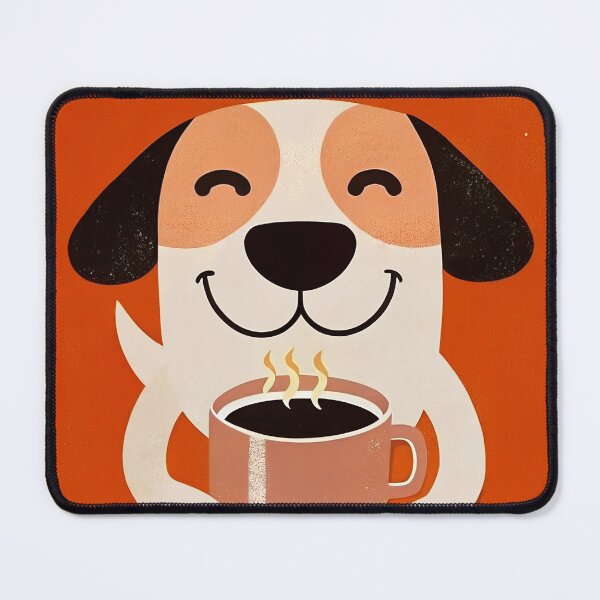 Item preview, Cute dog coffee lover designed and sold by AhArtMe.