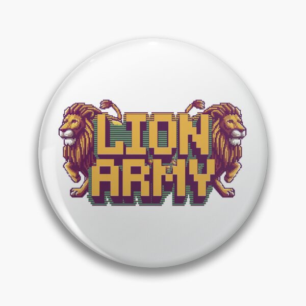 Item preview, Lion Army: Kings of the Jungle designed and sold by 8bitdecalworld.