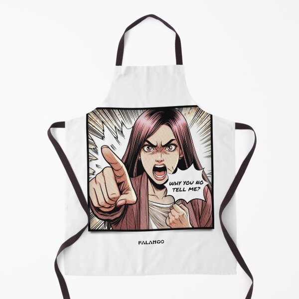 Item preview, "Why you no tell me?" Manga style designed and sold by Falango.