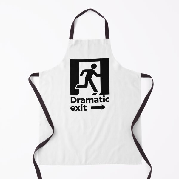 Item preview, Dramatic Exit Sign designed and sold by ZoollGraphics.
