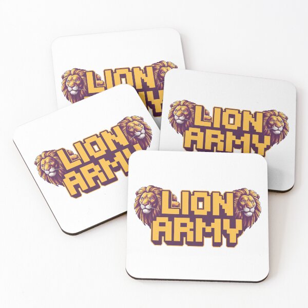 Item preview, Lion Army: Kings of the Jungle designed and sold by 8bitdecalworld.