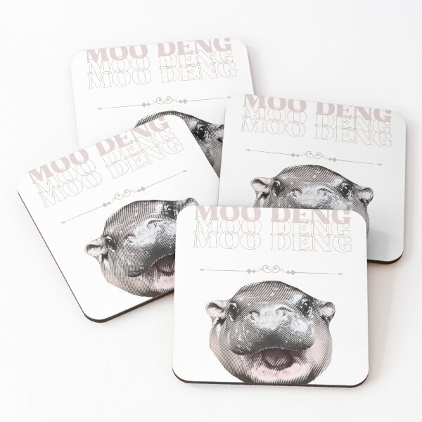 Item preview, The little pygmy hippo Moo deng designed and sold by ThofunKancha.