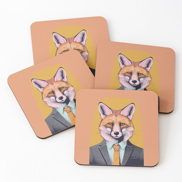 Item preview, Fox In A Suit Illustrative Portrait designed and sold by Adam Regester.