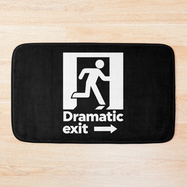 Item preview, Dramatic Exit Sign designed and sold by ZoollGraphics.