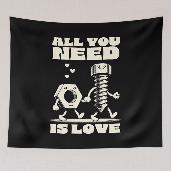 Item preview, nut and bolt designed and sold by PAINTMONKEYS.