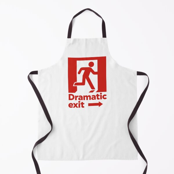 Item preview, Dramatic Exit Sign designed and sold by ZoollGraphics.