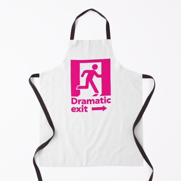 Item preview, Dramatic Exit Sign designed and sold by ZoollGraphics.