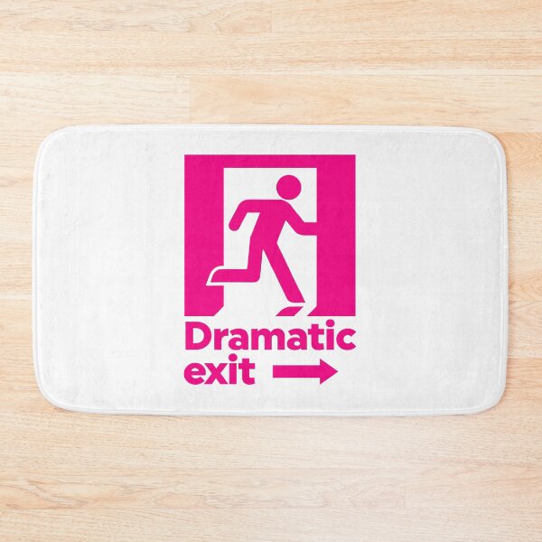 Item preview, Dramatic Exit Sign designed and sold by ZoollGraphics.