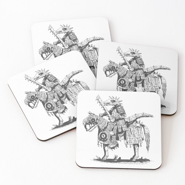 Item preview, Oldschool lizardfolk on horse designed and sold by Pencilshirts.
