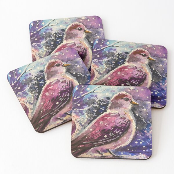 Item preview, Watercolor Painting of a Snowbird designed and sold by TheArtCave.