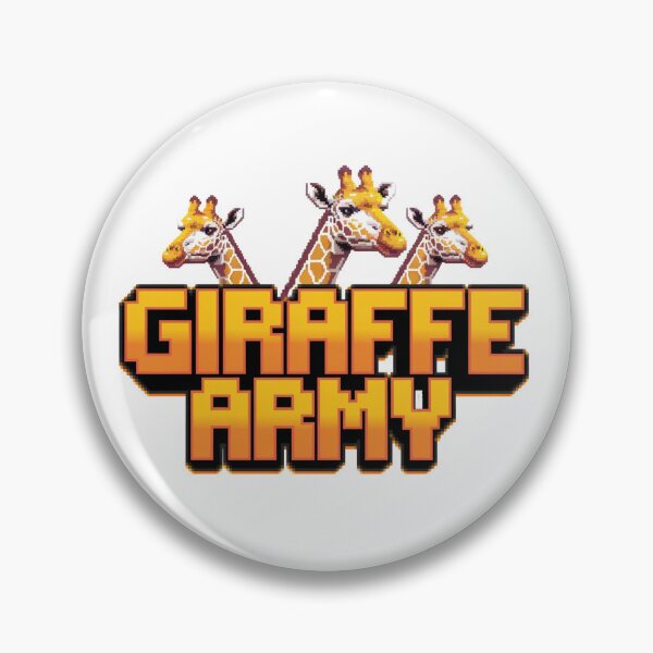 Item preview, Giraffe Army: Tall Guardians designed and sold by 8bitdecalworld.