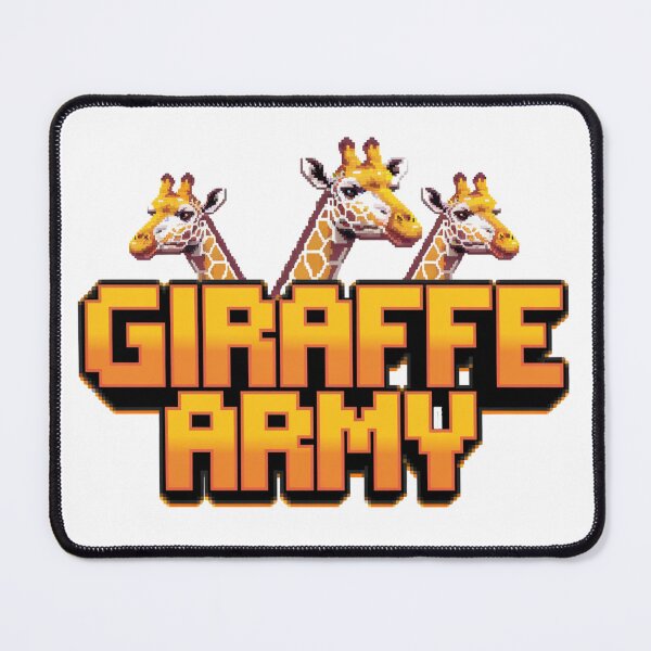 Item preview, Giraffe Army: Tall Guardians designed and sold by 8bitdecalworld.