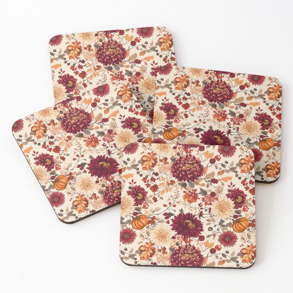 Item preview, Autumn Vibes with Flowers designed and sold by ArtPompon.