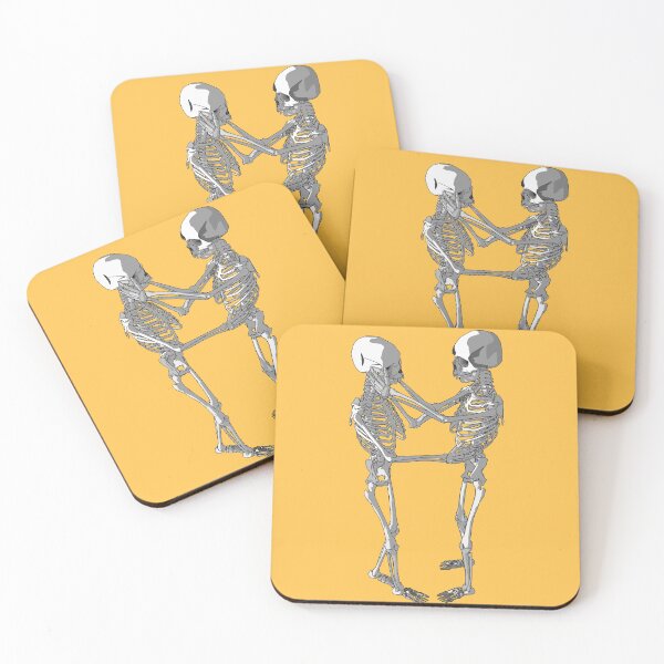 Item preview, Skeletons embracing designed and sold by m-yoga-store.