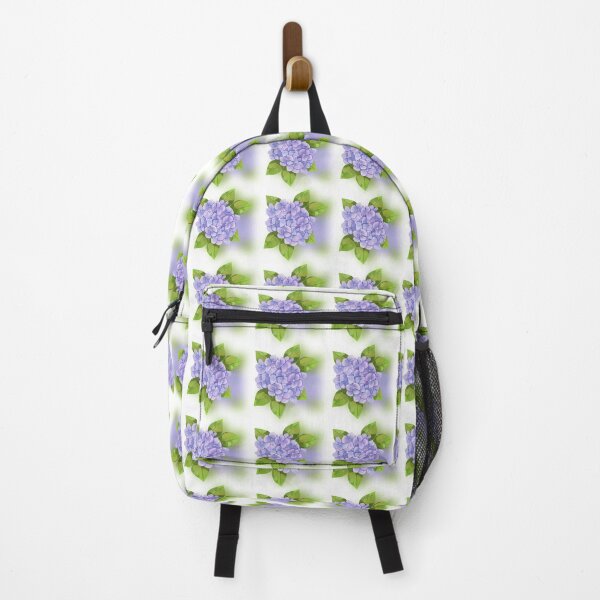 Item preview, floral pattern, hydrangea, flowers, purple, pink, leaves, green, pattern designed and sold by Tetiana Pohurska.