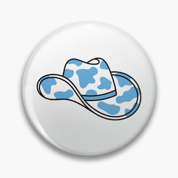 Item preview, Cow Animal Print Hat. Blue Yeehaw. Cowboy Hat. Cowgirl. designed and sold by CoCoArt-Ua.