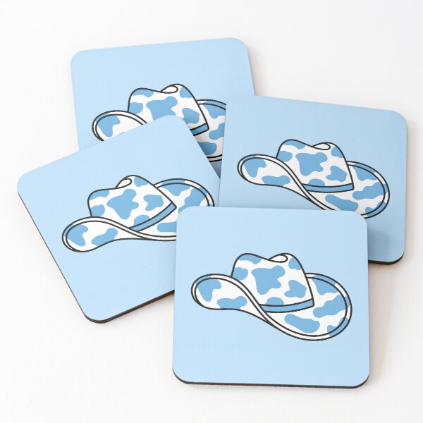 Item preview, Cow Animal Print Hat. Blue Yeehaw. Cowboy Hat. Cowgirl. designed and sold by CoCoArt-Ua.