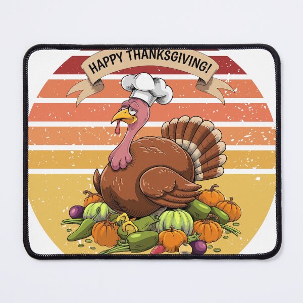 Item preview,  Funny Thanksgiving Turkey Cook , Green Vegetarian  Food Pumpkin designed and sold by KolorellaS.