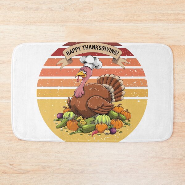 Item preview,  Funny Thanksgiving Turkey Cook , Green Vegetarian  Food Pumpkin designed and sold by KolorellaS.