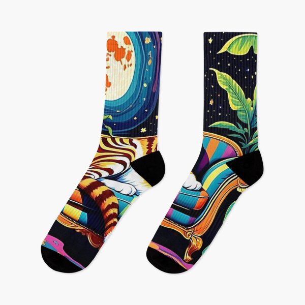 Item preview, Cat under the stars 2 designed and sold by George Hutton Hunter.