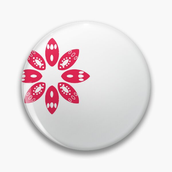 Item preview, Modern Folk Art Flower designed and sold by Coastal Garden Design Studio.