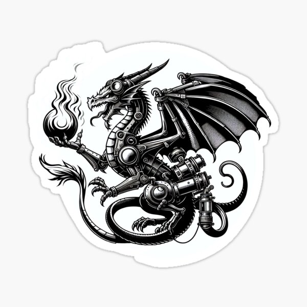 Item preview, Dragon Steampunk designed and sold by Kobeko.