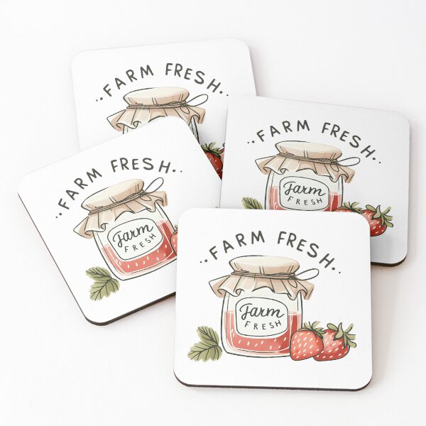 Item preview, Farm Fresh Strawberry Jam  designed and sold by WanderlustCoCo.