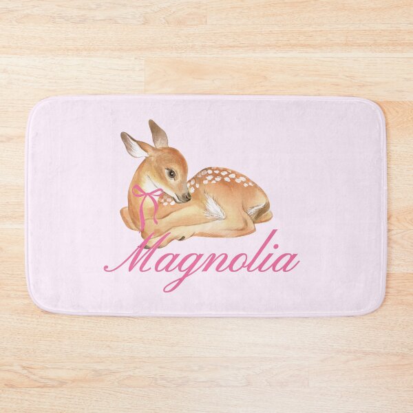 Item preview, magnolia parks universe cute pink bow deer  designed and sold by catdiasart.