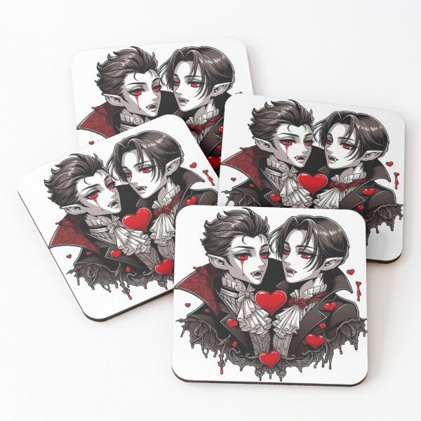 Item preview, Halloween _ Valentine's Day _ Vampires in love designed and sold by Arleven.