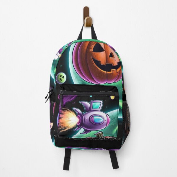 Item preview, Astronaut Microbe Exploring Pumpkin Planet – Cosmic Halloween Design designed and sold by AdoraSticks.