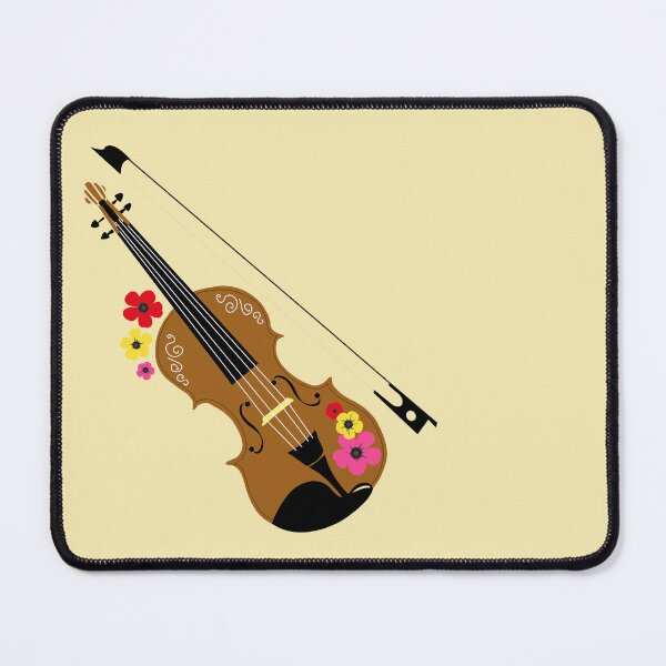 Item preview, Violin With Flowers, Pretty Violinist Design designed and sold by CreativeBridge.