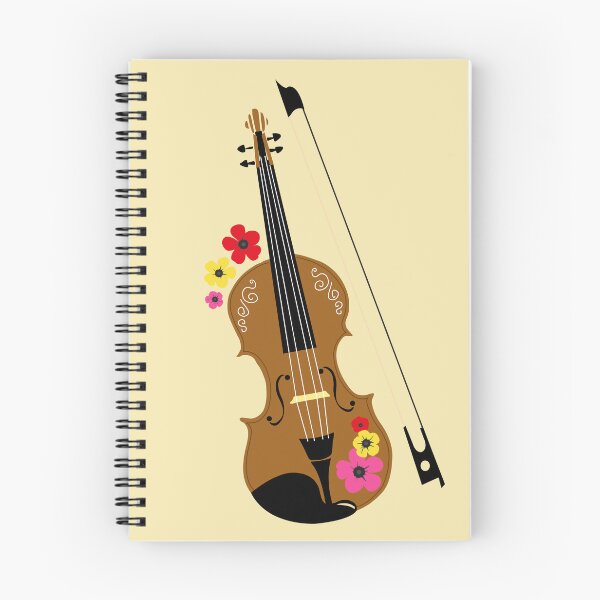 Item preview, Violin With Flowers, Pretty Violinist Design designed and sold by CreativeBridge.