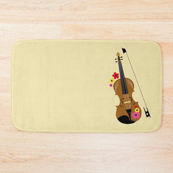 Item preview, Violin With Flowers, Pretty Violinist Design designed and sold by CreativeBridge.