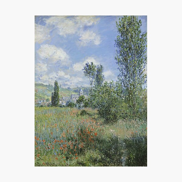 Item preview, View of Vetheuil by Claude Monet designed and sold by classicartcache.