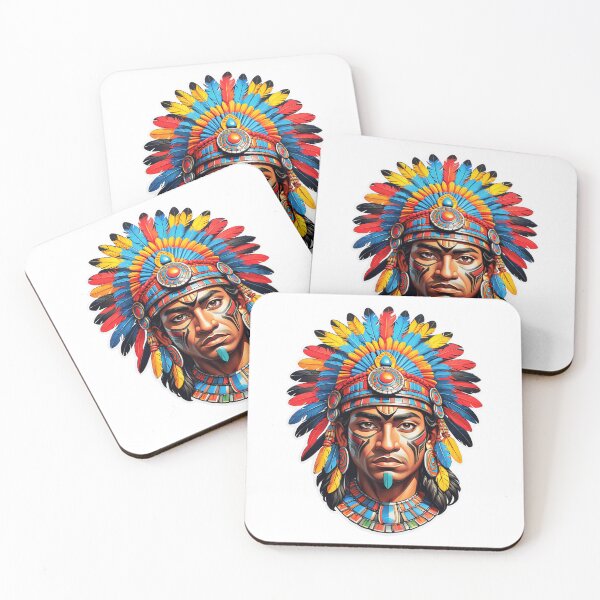 Item preview, Aztec Warrior Vinyl Sticker designed and sold by Bunmigraphics .