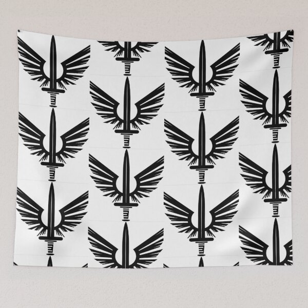 Item preview, Nemesis Sword and Wings Symbol - Protection Magickal Design designed and sold by Earth Nature Creations.