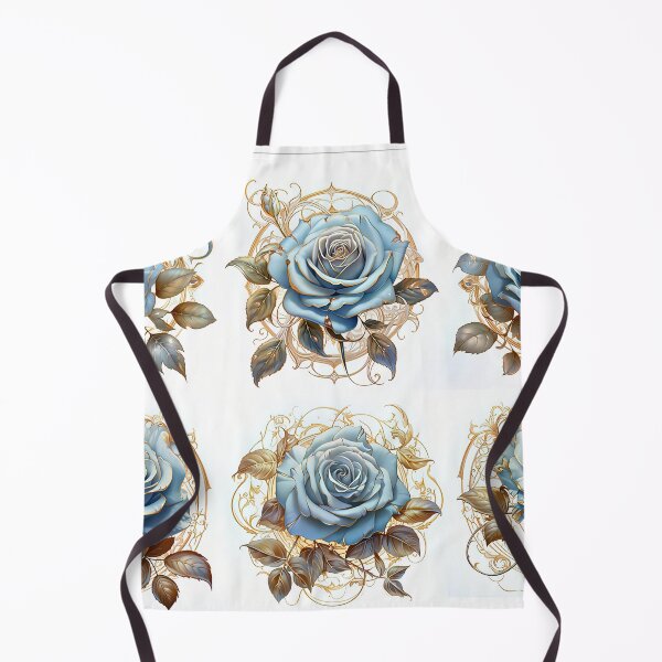 Item preview, Baby Blue and Gold Roses  designed and sold by SHOESLI.