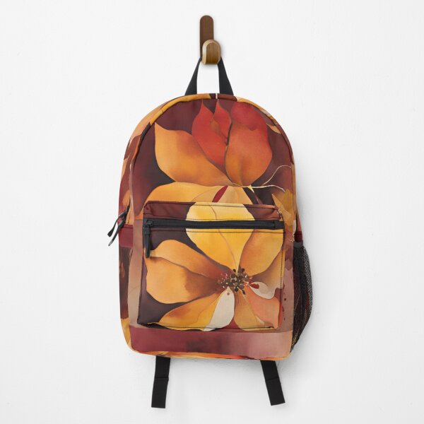 Item preview, Watercolor Leaves Pattern Gold Burgundy, Autumn Colors, Romantic Elegant Pattern designed and sold by KolorellaS.