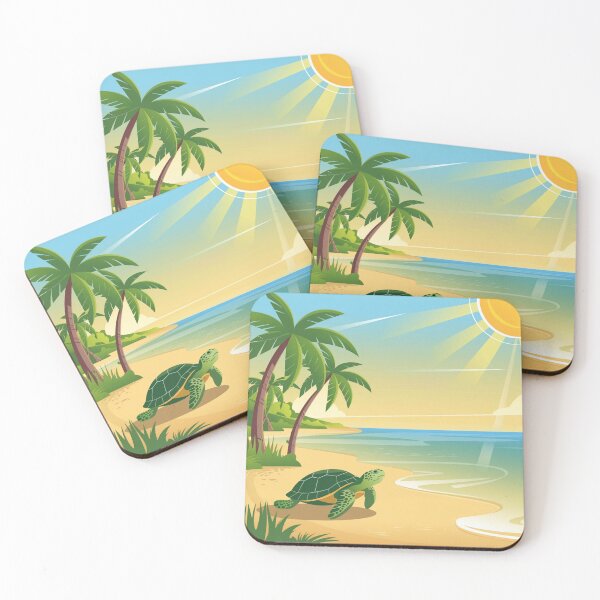 Item preview, Illustration Turtle On The Beach  designed and sold by JANA4446.