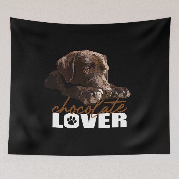 Aperçu de l'œuvre Amoureux du chocolat Choc Puppy créée et vendue par Just-Arts-4U.