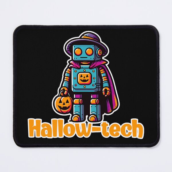 Item preview, Hallow-Tech Halloween Robot Trick-or-Treat Design designed and sold by DineshArtShop.