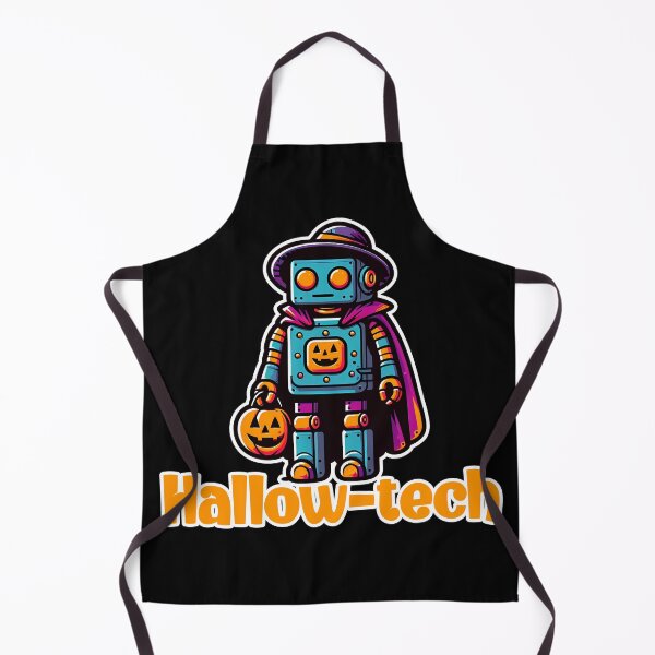 Item preview, Hallow-Tech Halloween Robot Trick-or-Treat Design designed and sold by DineshArtShop.