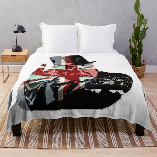 Item preview, Vintage UK Flag With Churchill Silhouette designed and sold by WallArt01.