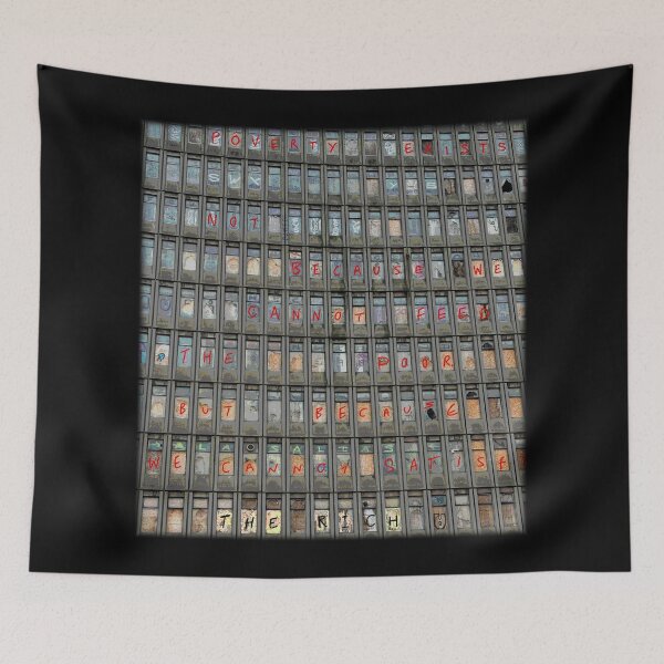 Item preview, Poverty, Austerity and the downfall of your city designed and sold by Fuzzdandy Designs.