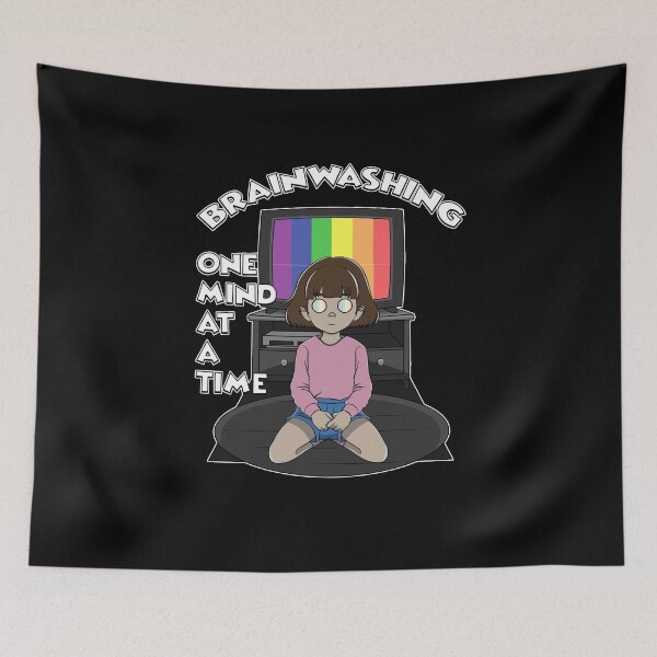 Item preview, Kopie von Brainwashing | One Mind at a Time | Boy sitting in front of an old Tv designed and sold by ProdbyNiECO.