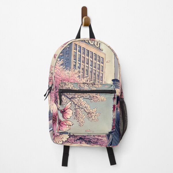Item preview, Couple N Seoul Tower Cherry Blossom designed and sold by unrealartwork.